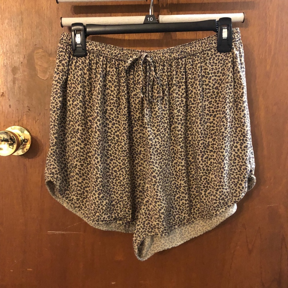 Cheetah print shorts